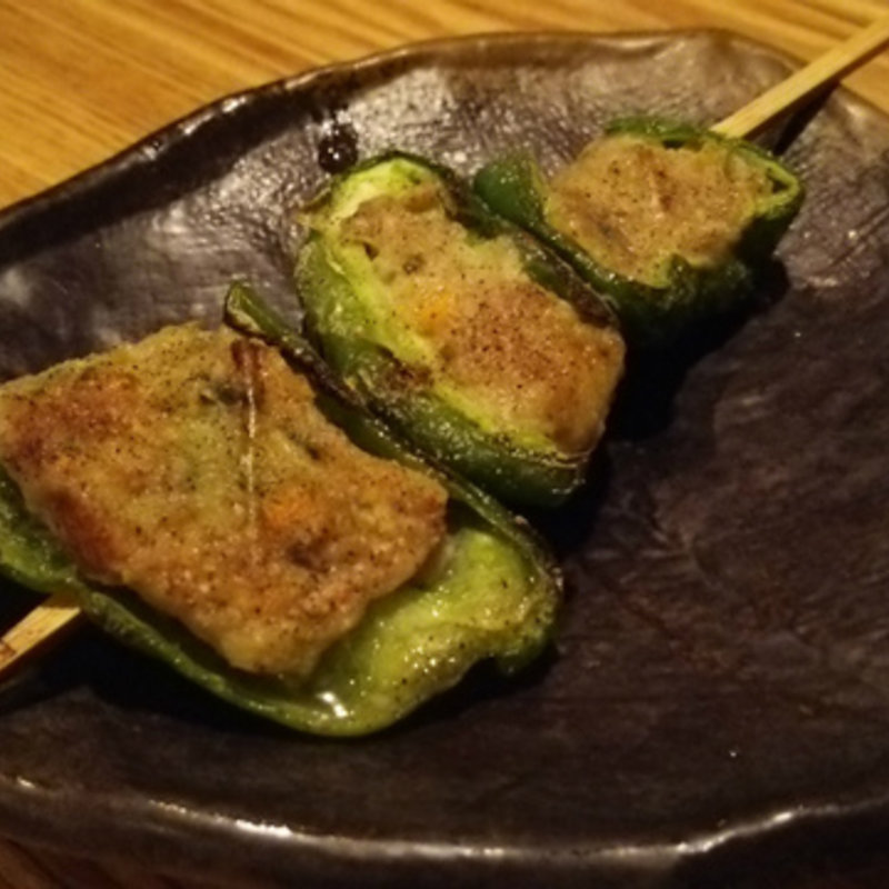 ピーマンの肉詰め(まるたか )