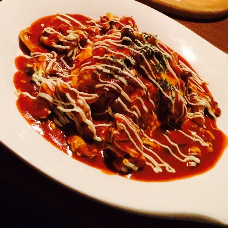 鶏と森の幸のオムライス(クレイドル （cafe&dining cradle）)