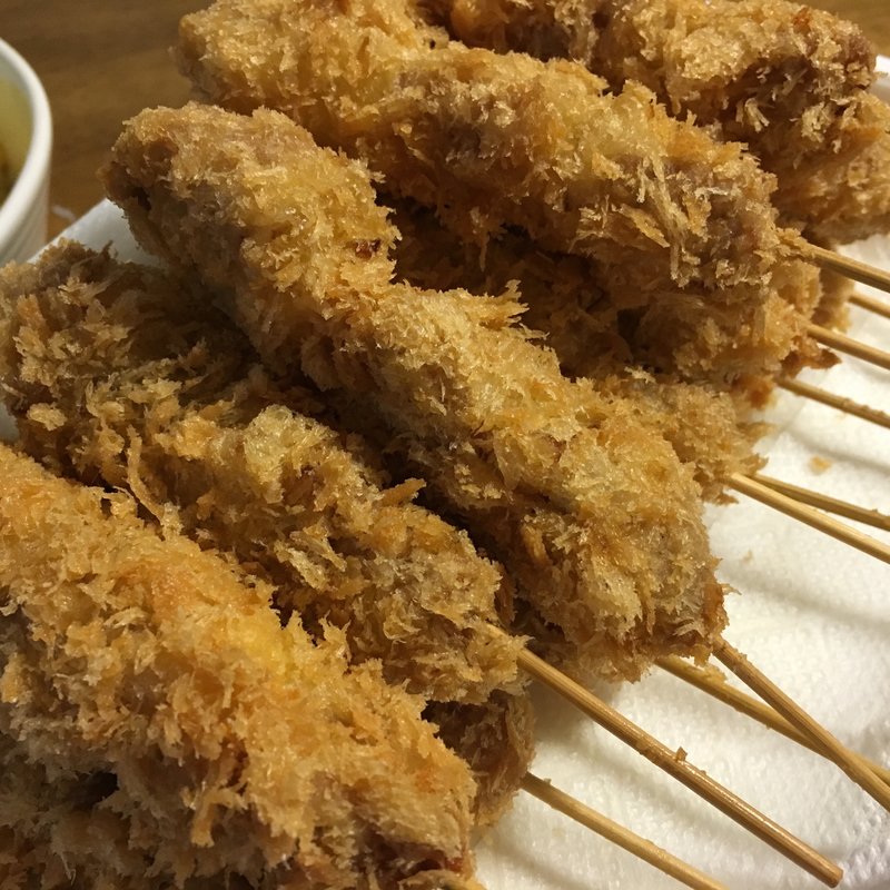 串カツ(安孫子精肉店)