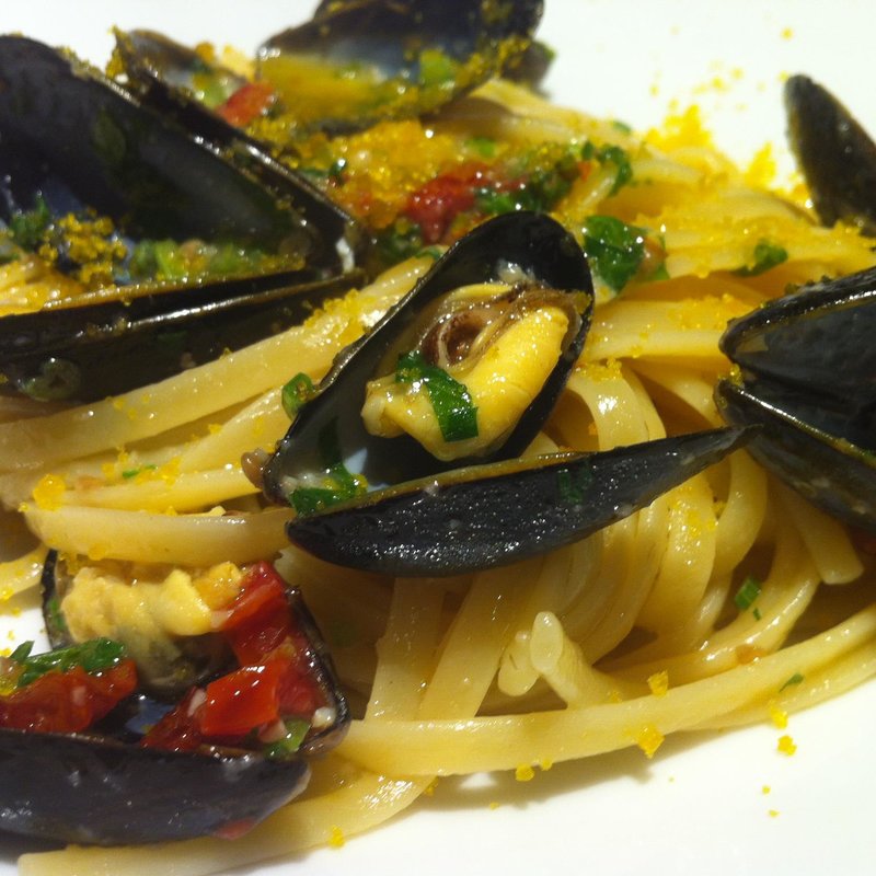 ムール貝のペンネ(OGGI DAL-MATTO 西麻布店)