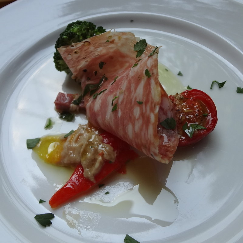 生ハムとグリル野菜(ORGOGLIO DEL CASALTA)