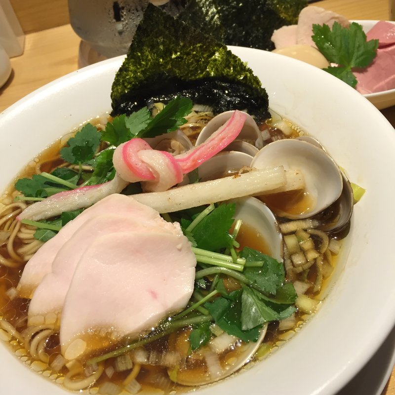 特製蛤SOBA(むぎとオリーブ 銀座店)