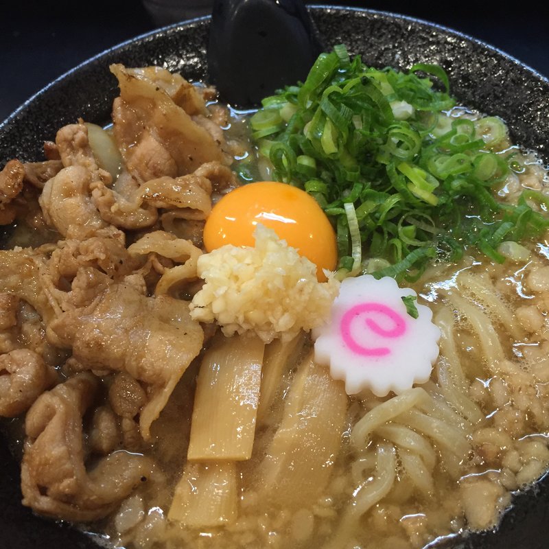 背脂肉玉そば(肉玉そば おとど 新小岩店 )