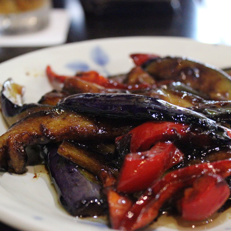 茄子とピーマン味噌炒め(こーちゃん)