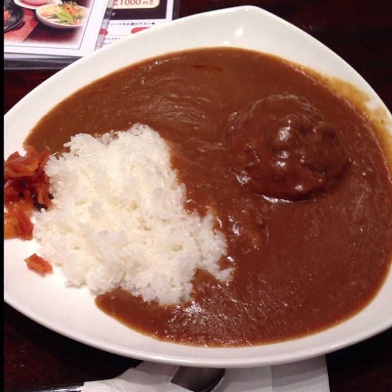 バンバーグカレー(ぎゅう丸 ゆめタウン博多店)