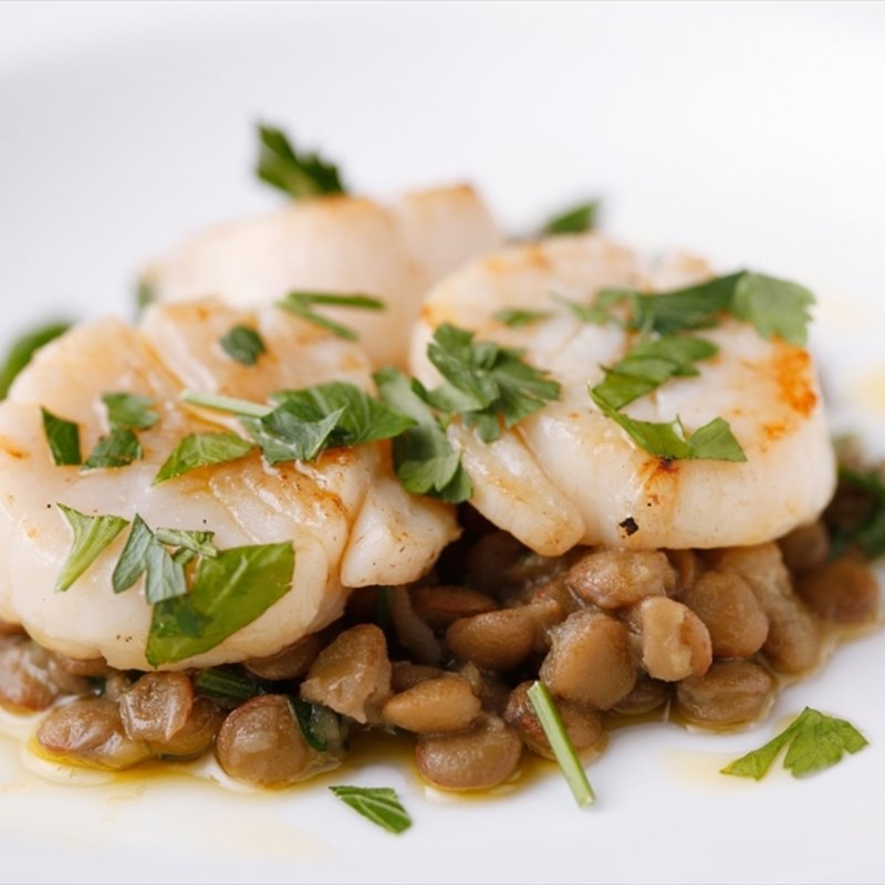 ホタテと納豆の和え物(オルティージャ （ORTIGIA）)