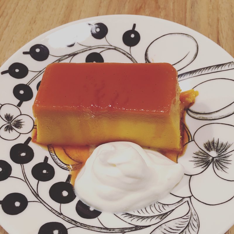 かぼちゃプリン(カフェ クノップゥ)