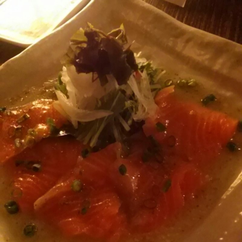 サーモンカルパッチョ(へちもん)