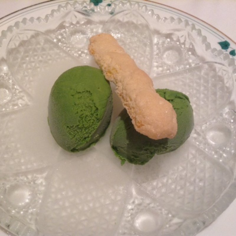 抹茶アイスクリーム(萬養軒)