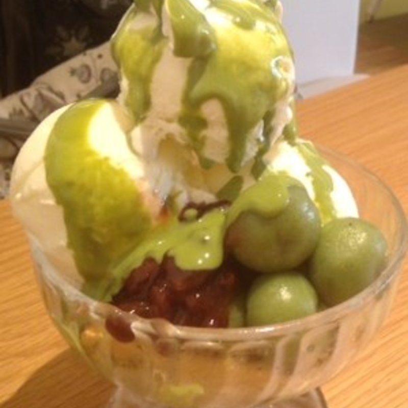 抹茶パフェ(chano-ma 西宮ガーデンズ)