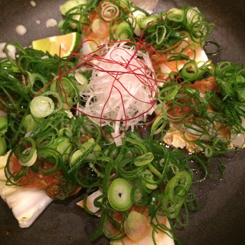 ぶっ刺し(玄品 池田 ふぐ・うなぎ料理)