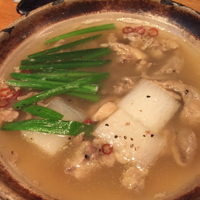 牛すじ大根小鍋仕立て(牡蠣と魚 海宝 高田馬場店)