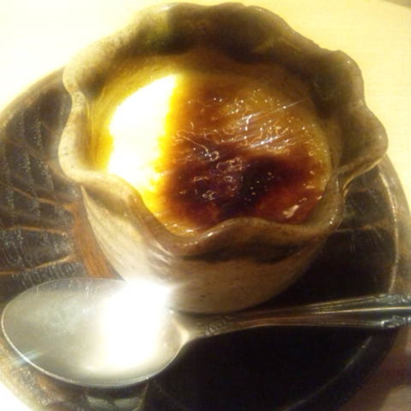 クレームブリュレ(おいしいおうどん つるとんたん BIS TOKYO)