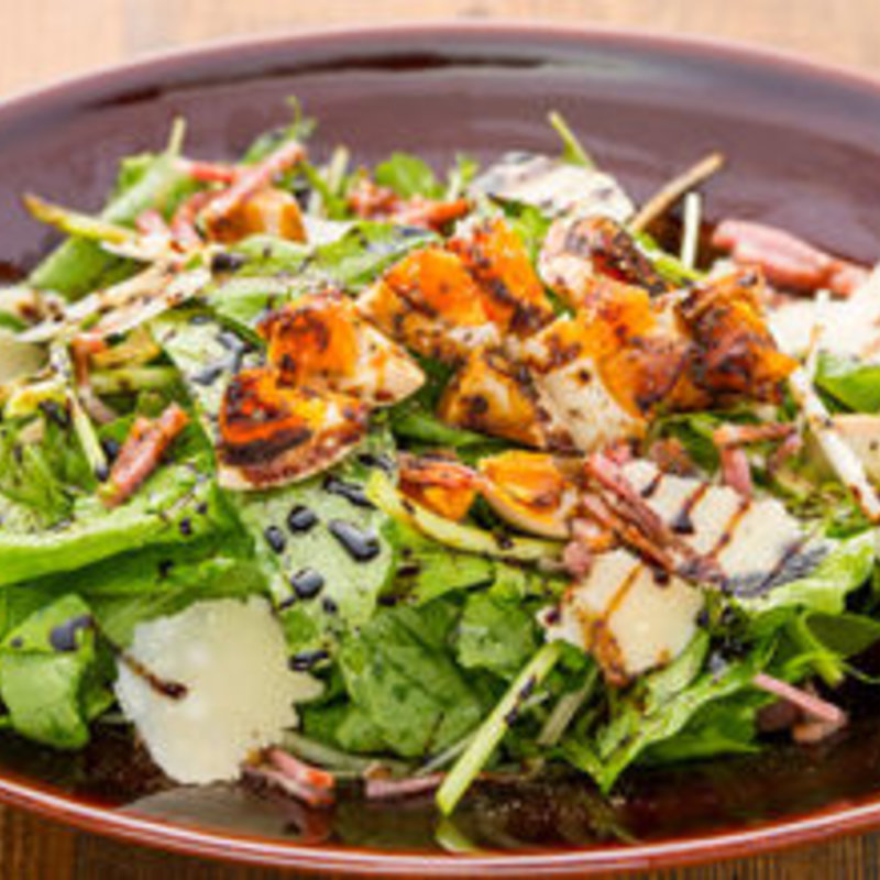 水菜とルッコラのサラダ(サカナバル コラーレ)