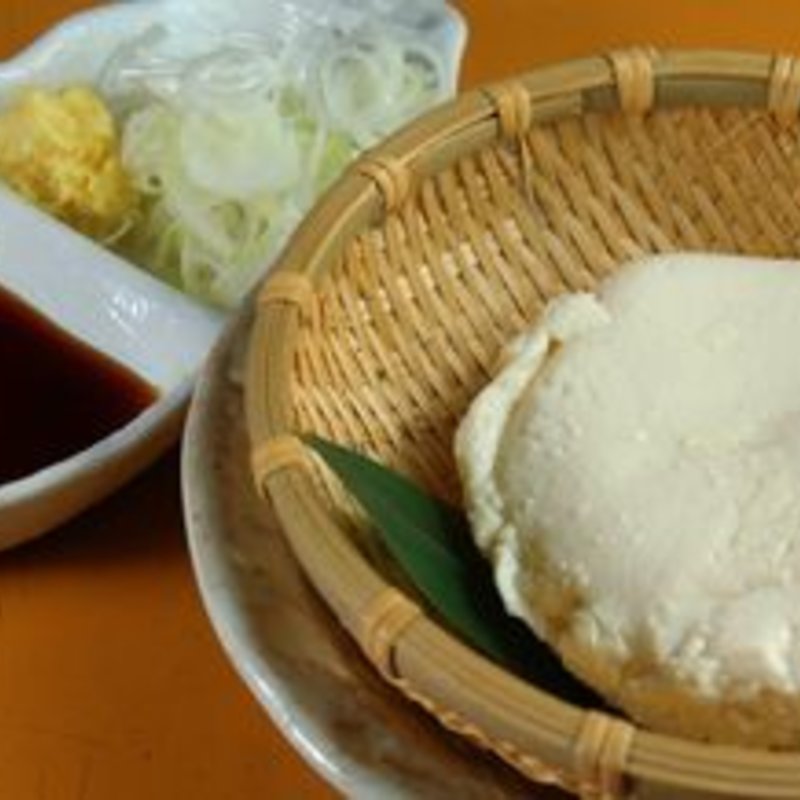 冷やしざるおぼろ豆腐(寿一郎・二郎 )