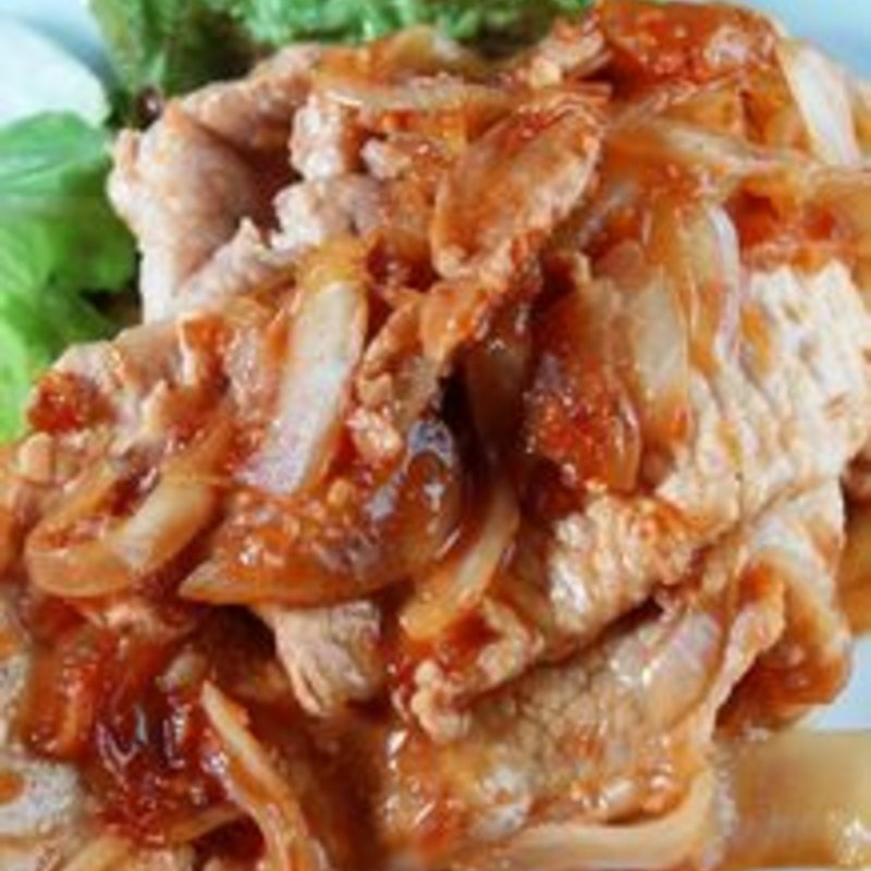 桃豚ロースのしょうが焼き(寿一郎・二郎 )