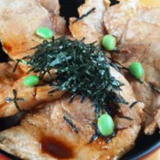 秋田県産桃豚ロースのテリヤキ丼(寿一郎・二郎 )