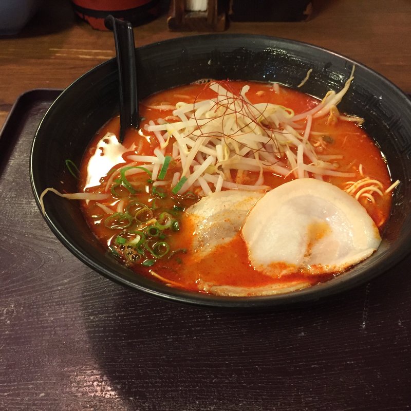 激辛ラーメン(ラーメン　めん吉 博多一番街店 )