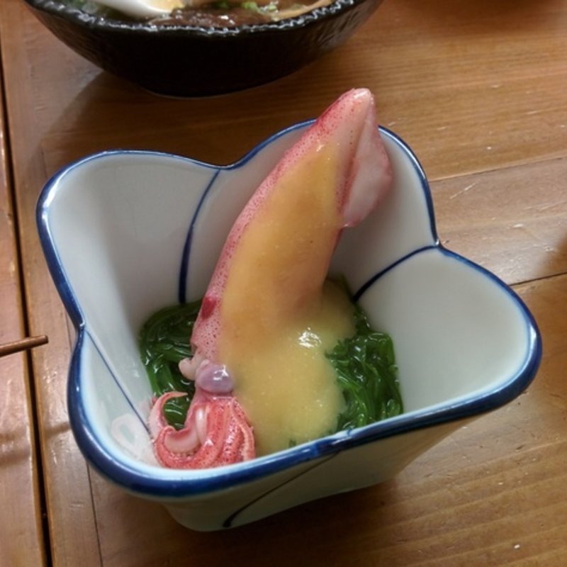 ホタルイカのワサビ漬け(真面目焼鳥 助平 )