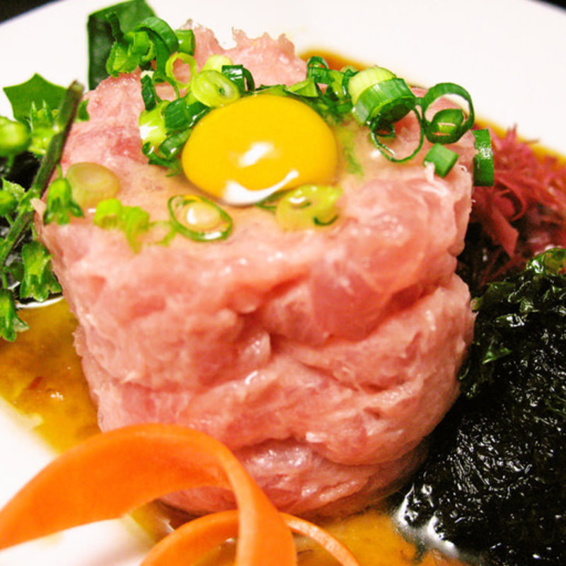 おすすめ ねぎとろとユッケ(くいしん坊大将 日暮里店)