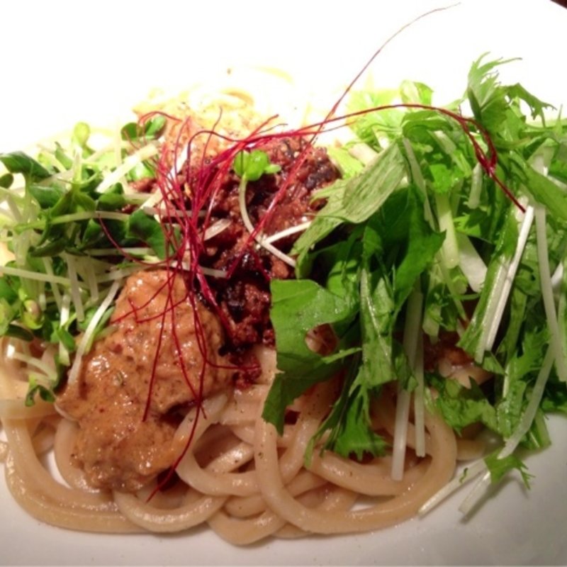 汁なし 極太麺 坦麺(くいしん坊大将 日暮里店)