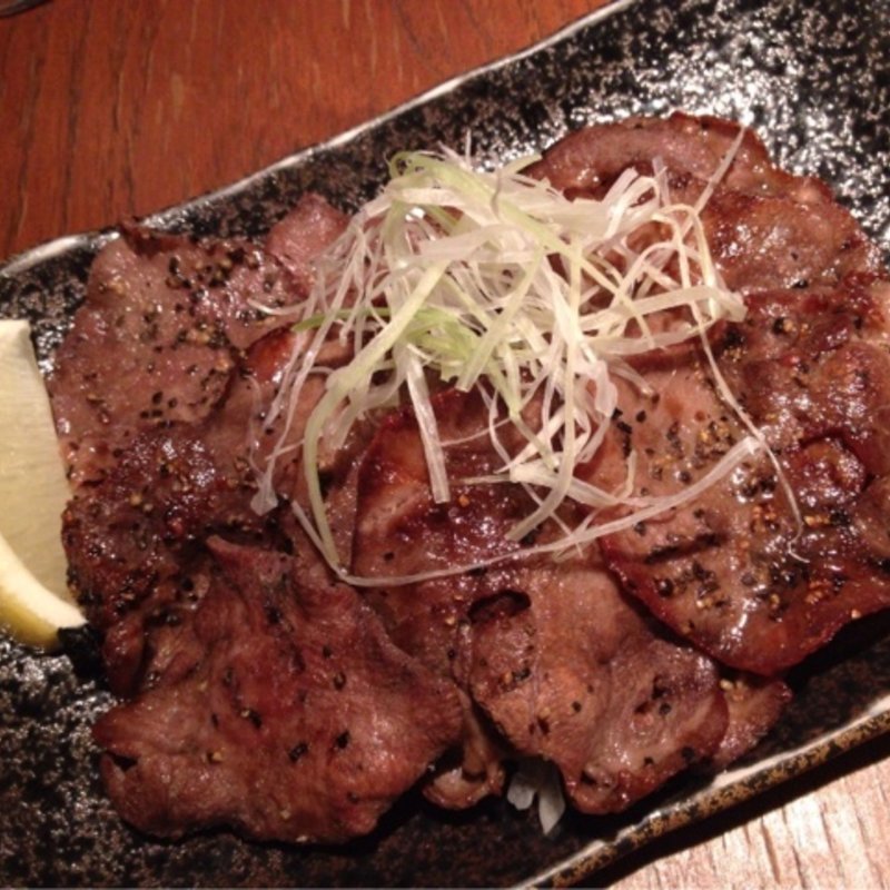 牛タン塩炭火焼き(くいしん坊大将 日暮里店)