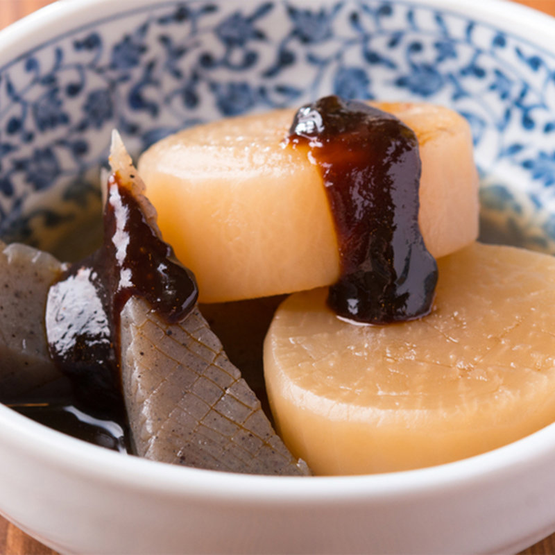 こんにゃく～田楽みそをのせて～(串揚げ酒場 日暮里ただいま)