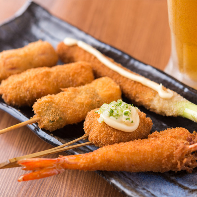 串揚げ5本盛り(串揚げ酒場 日暮里ただいま)