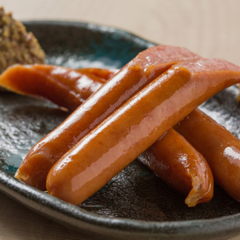 お肉屋さんのソーセージ(串揚げ酒場 日暮里ただいま)