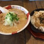 きれこく味噌麺+鉄焼きめし(ヌードルみの作)
