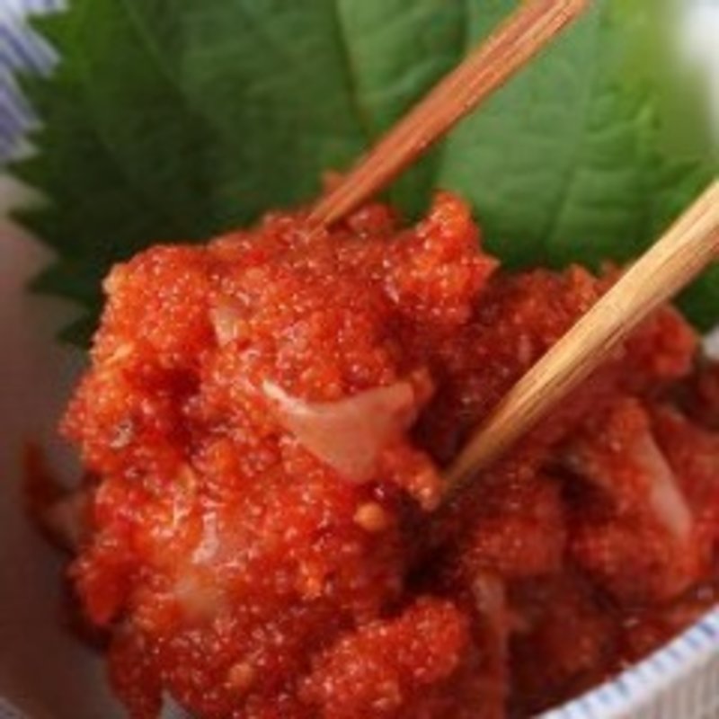 シシャモ卵入りチャンジャ(串揚げ酒場 日暮里ただいま)