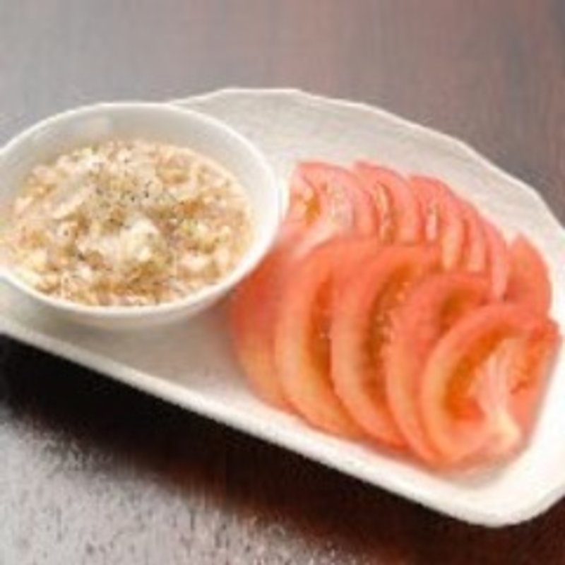 冷やしトマト(串揚げ酒場 日暮里ただいま)