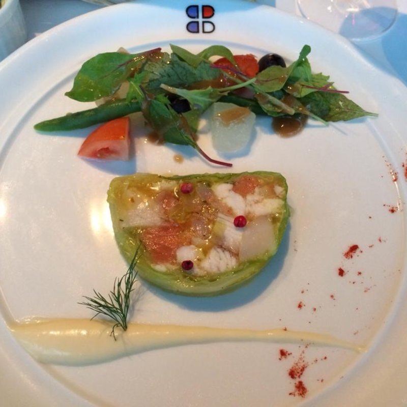 ディナーコースの前菜(ブラッスリー ポール・ボキューズ ミュゼ （BRASSERIE PAUL BOCUSE Le Musee）)