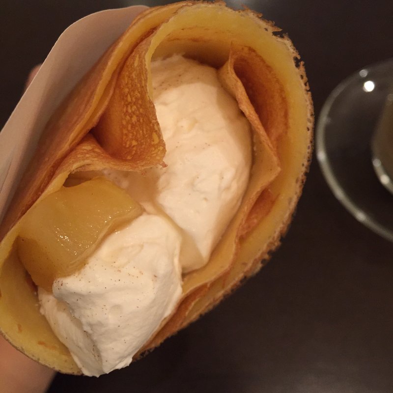 リンゴとシナモンのコンポート(ラップスクレープ （WrapsCrepe）)