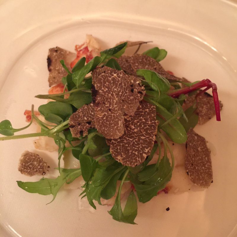 トリュフとオマールの前菜(オー・シザーブル （Aux Six Arbres）)