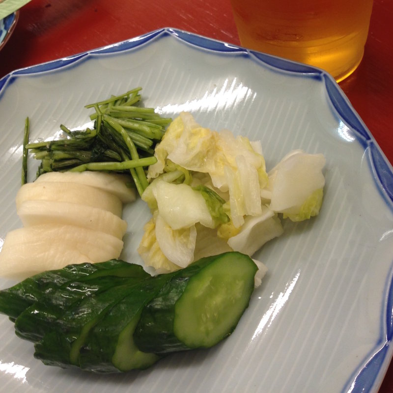 ぬか漬け盛合せ(立ち飲み賀花)