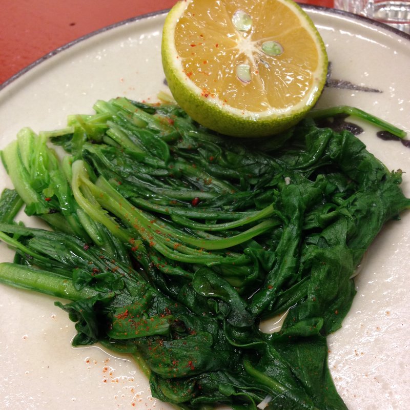 菊菜皿(立ち飲み賀花)