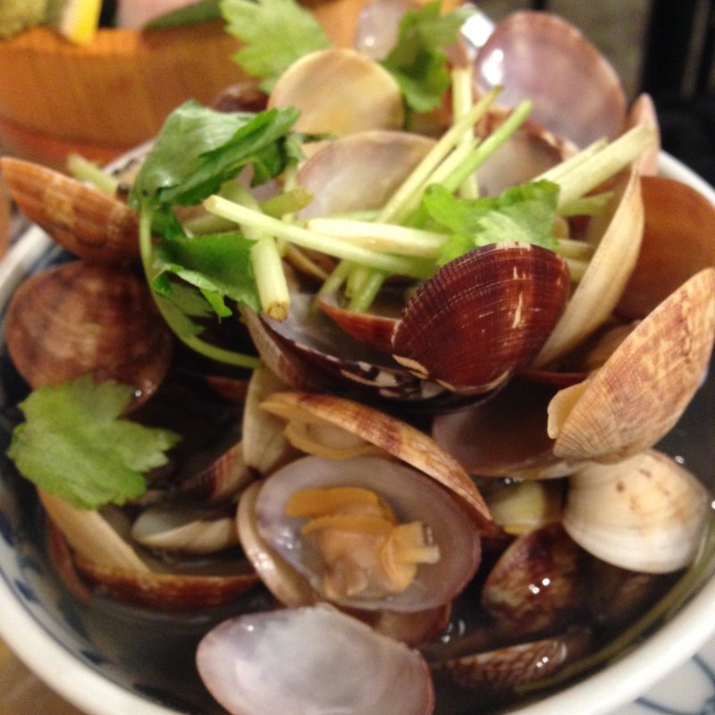 アサリの酒蒸し(茨木 豊丸 （とよまる）)