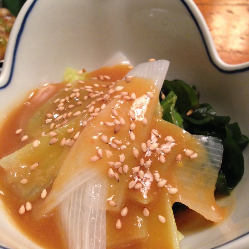 下仁田ネギのぬた(十徳)