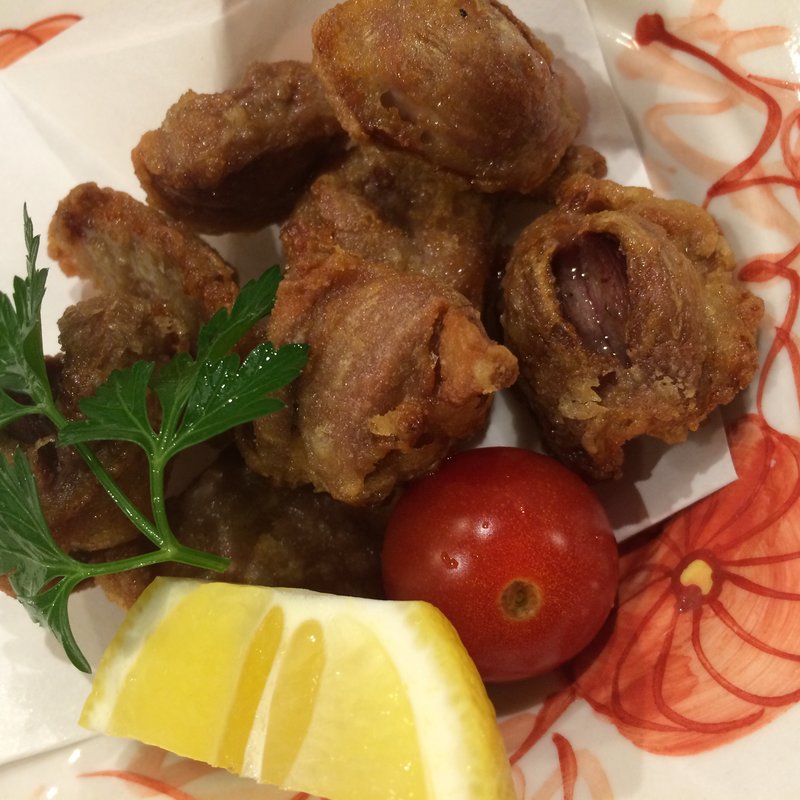 すなずりの唐揚げ(すし和食のお店田まい （たまい）)