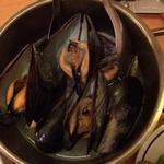 国産ムール貝の白ワイン蒸し(ビストロ オオカミ )
