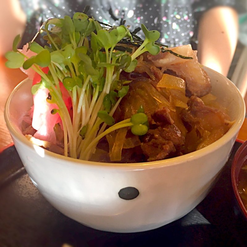 鹿肉丼(仙人小屋 )