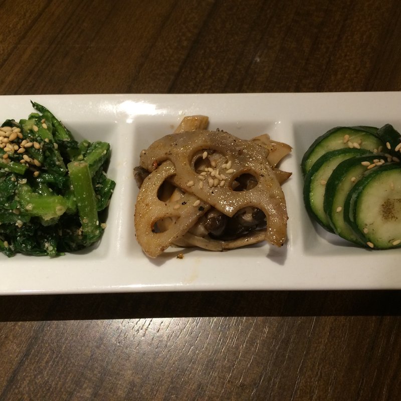 秋のナムル盛り合わせ(和牛焼肉ブラックホール 新宿三丁目店)