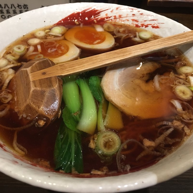 醤油らーめん 煮卵(らーめん中々 （らーめんなかなか）)