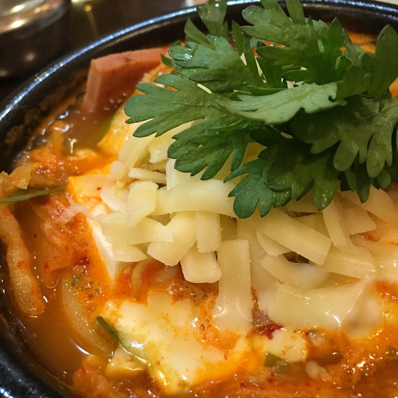 プデチゲ定食(とん豚テジ 六本木店)