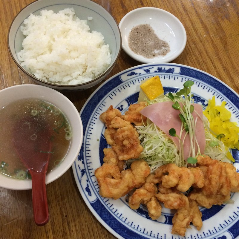 小エビ天定食(白鳳 )