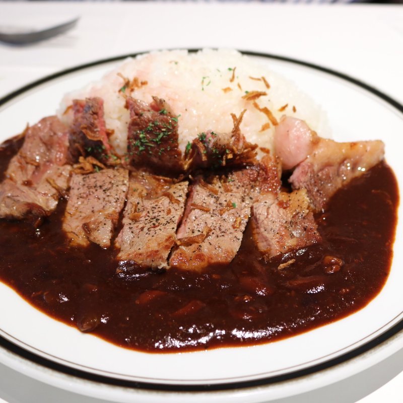 サーロインステーキ早矢仕ライス(M&C Café 丸の内店)