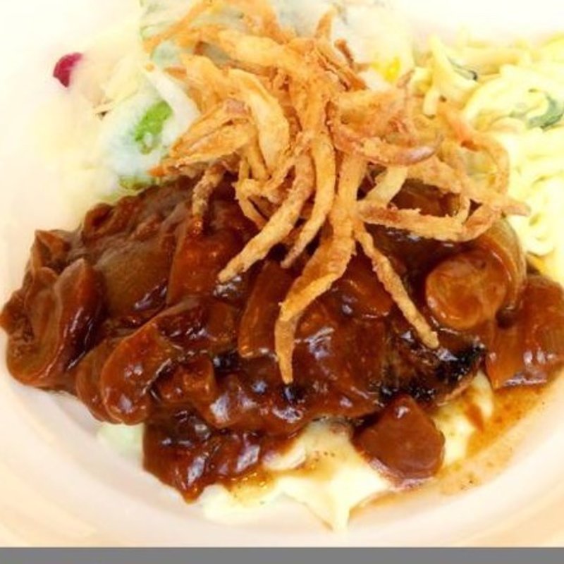 デミグラスソースハンバーグ(ハンバーグの店 KITCHEN MIYABI)