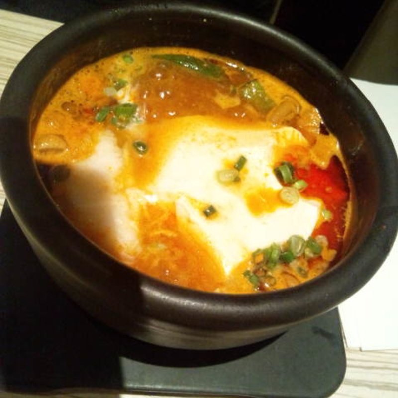 月見スンドゥブ2015 (東京純豆腐 二子玉川店)