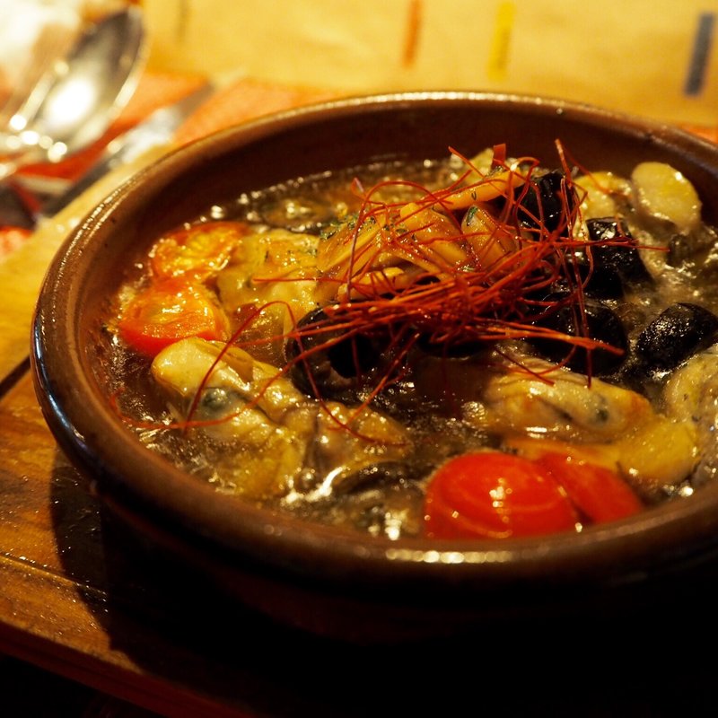 牡蠣のアヒージョ(スパイラル （Spiral）)